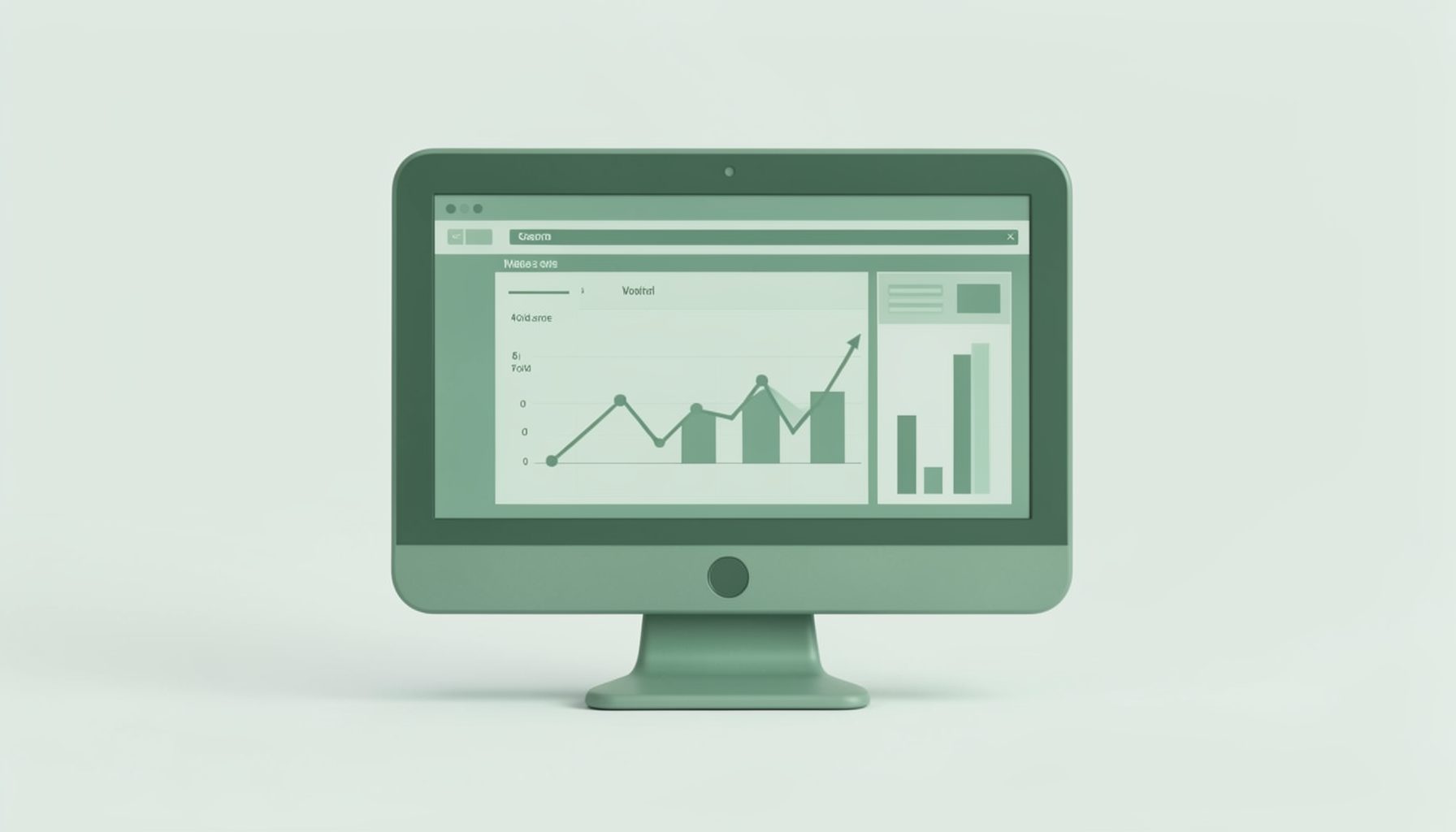 Small thumbnail of a computer screen icon showing an accounting dashboard in muted green