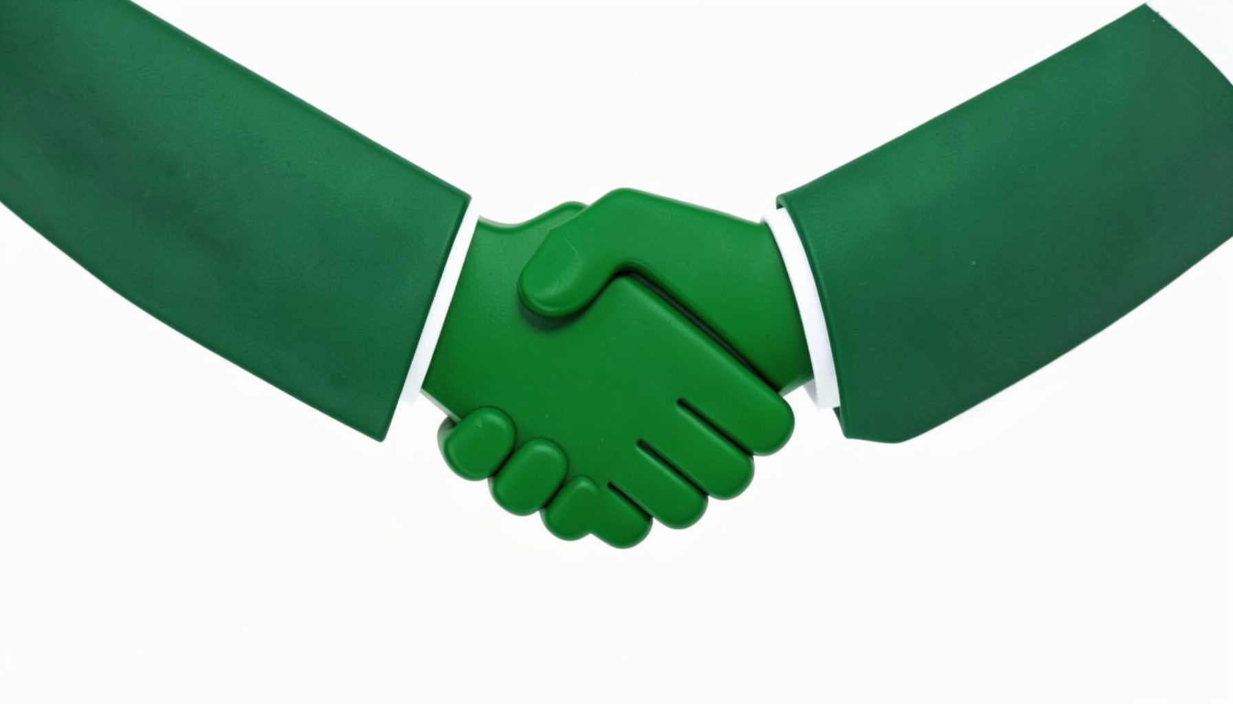 Small thumbnail of a handshake icon representing business payments in forest green tones